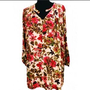 Women's Tassels & Lace Blouse Size L GUC